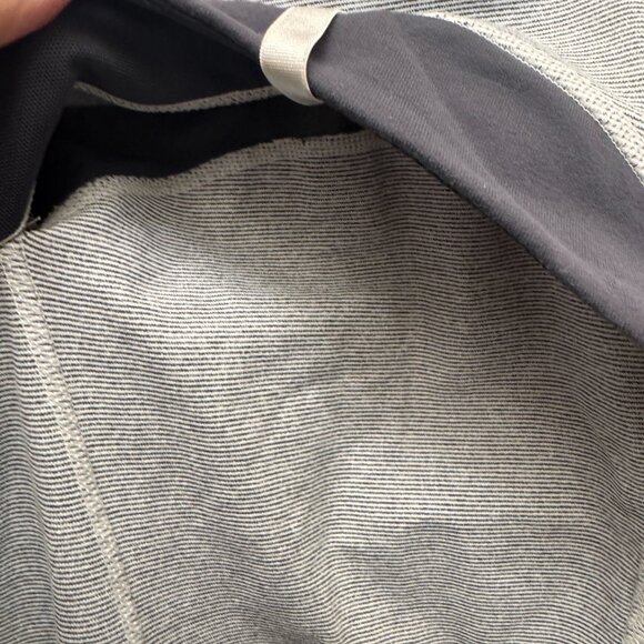 Lululemon Define Jacket pinstripes White Black sz 8 - Picture 7 of 11